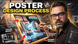 Photoshop Poster Design Tutorial in Hindi | Advanced Compositing Masterclass