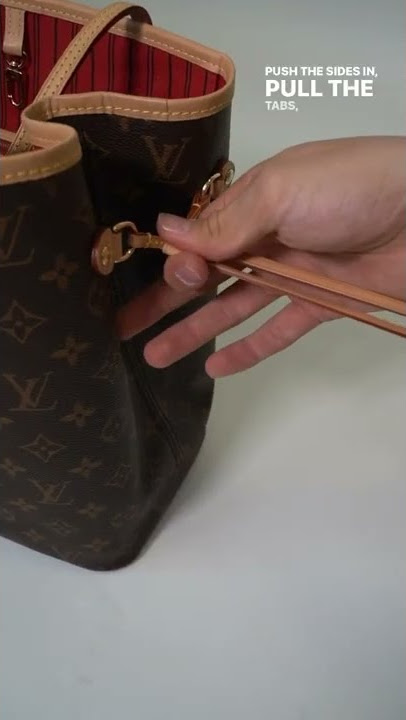 Transform your Louis Vuitton Neverfull into a brand new bag!! #louisvuitton #transform