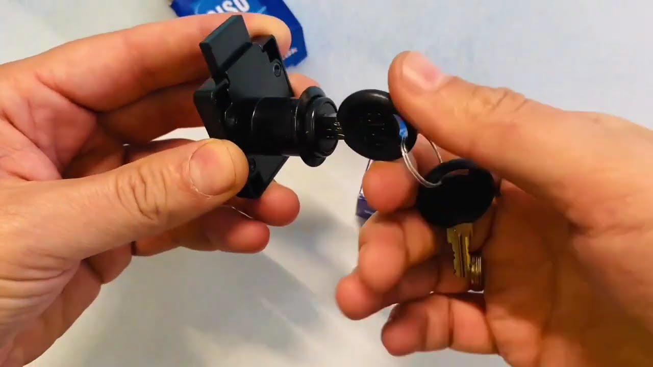 Купить Замок врізний меблевий S14-01-Black чорний в Одессе от