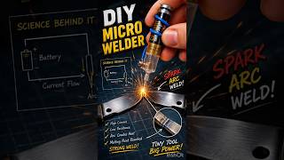 #viralvideo DIY Mini Spot Welder Made From Syringe & Battery ⚡🔥#shorts #ytshorts
