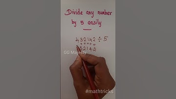 Divide any number by 5 | Division is so easy #shorts #mathtricks #easymath #mathematics