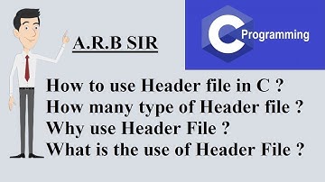 Class 10 Header File in C language  | Hindi Tutorial | By #ARB_SIR