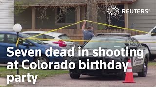 Seven dead in shooting at Colorado birthday party