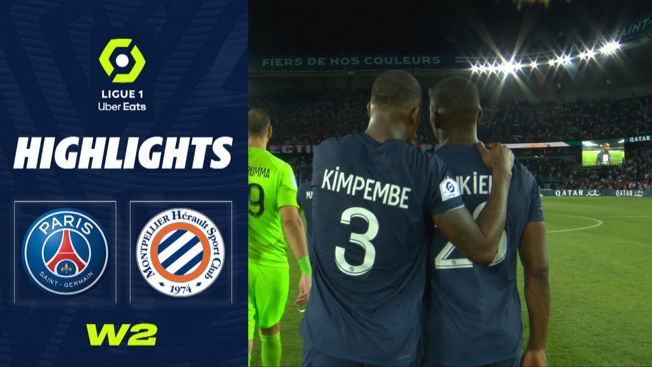 PSG go top with 3-0 win over Montpellier