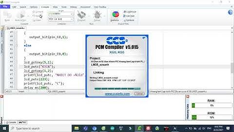 Đọc nhiệt độ dùng cảm biến LM35 sử dụng PIC 16F877A