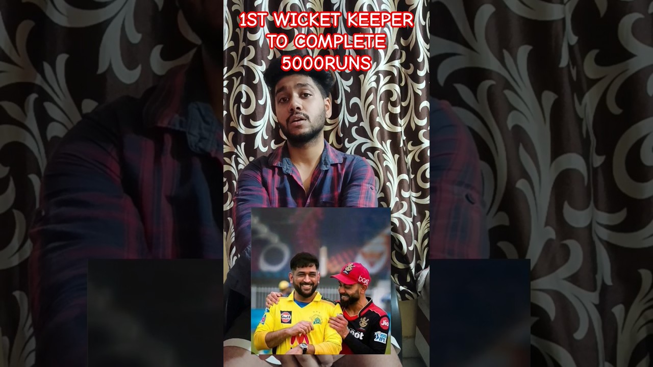 First wicket keeper to complete 5000runs