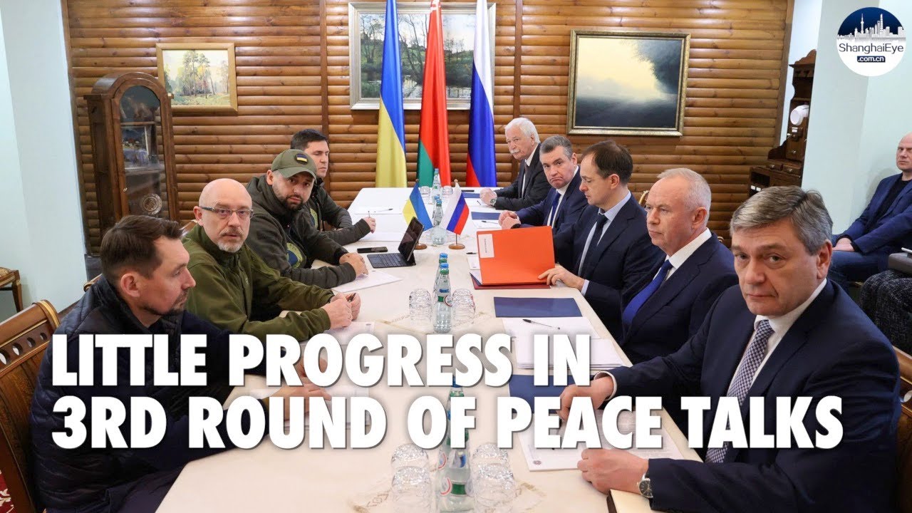 Third round of Russia-Ukraine peace talks make small progress on humanitarian corridors' logistics