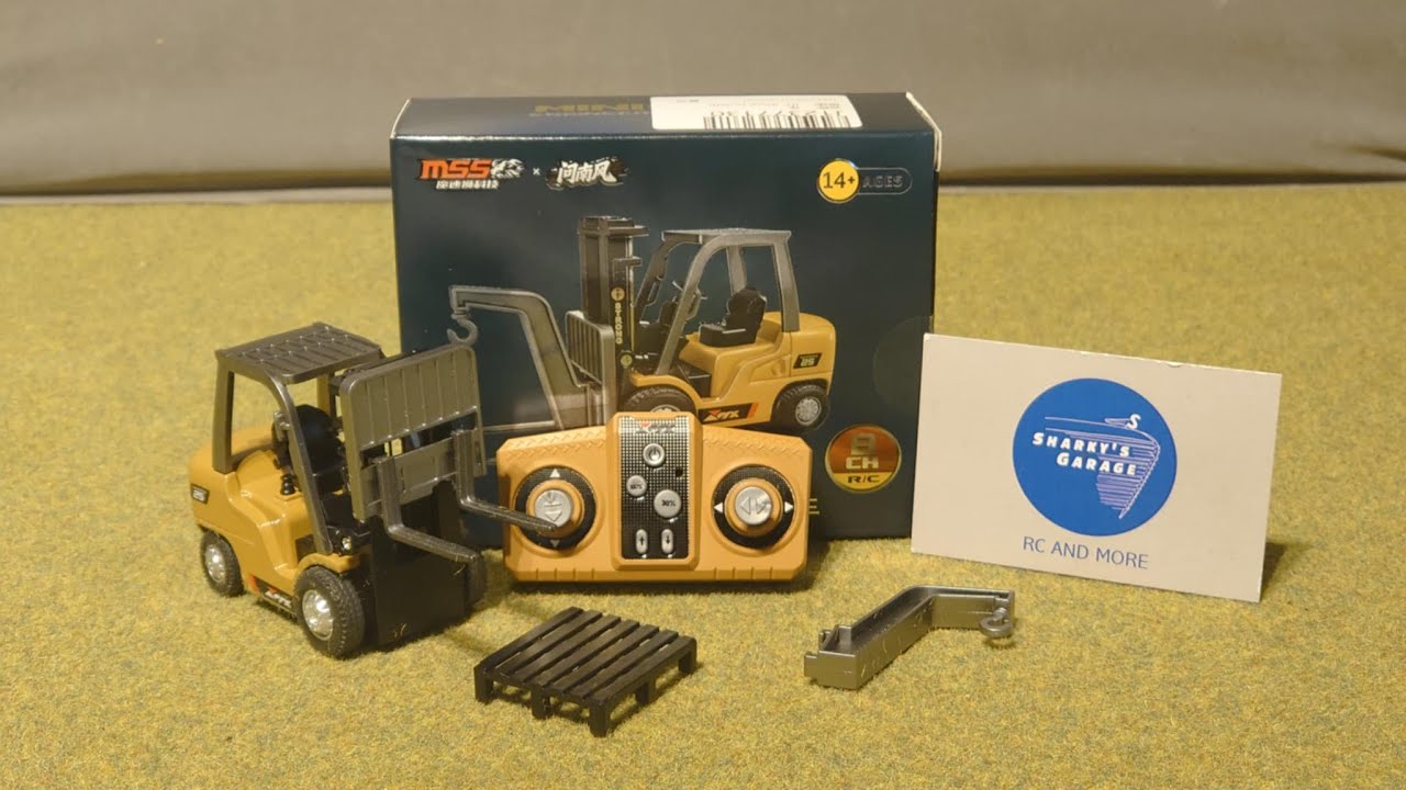 1/64 RC Forklift (1/64 scale, 2.4ghz, Full Function) - YouTube