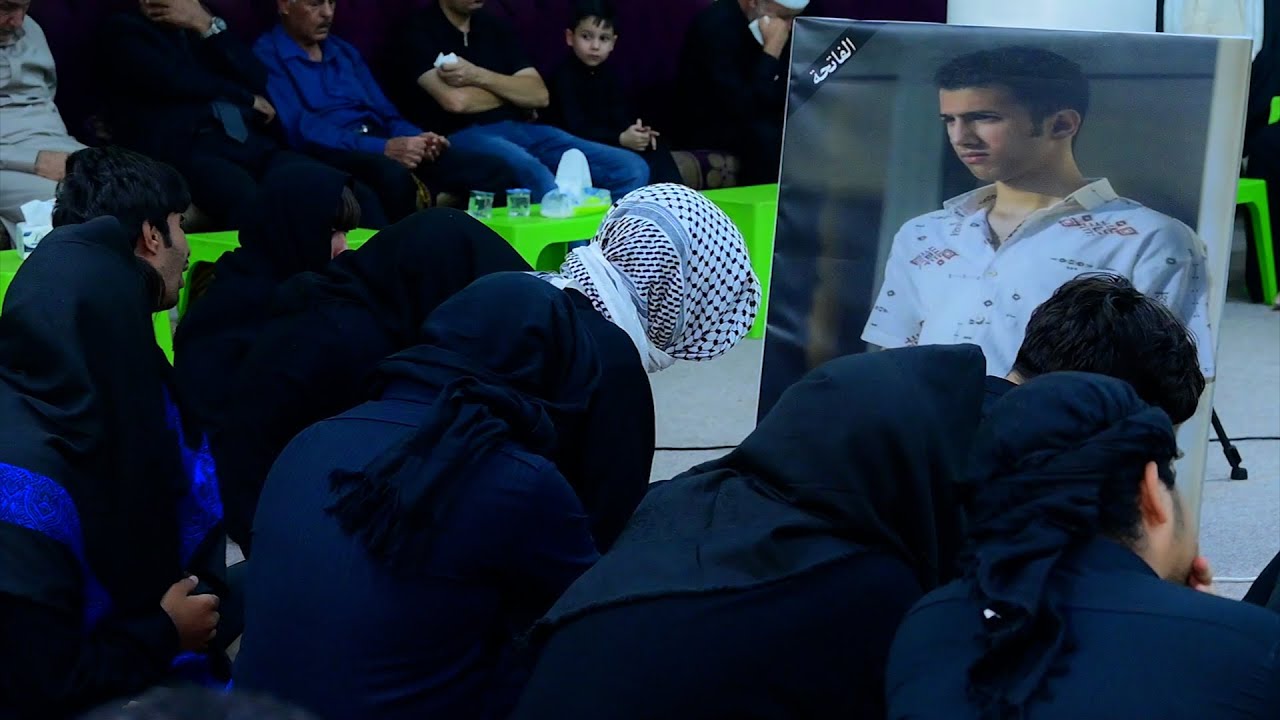 موقف صعب شيل الجنازة / الناعي احمد العبودي / خميسية الشاب المرحوم مصطفى رعد المحمداوي