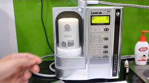 Test pH Máy Lọc Nước Kangen Leveluk SD501 Platinum bản nội địa Nhật