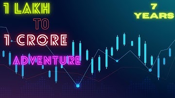 1 Lacs to 1 Crore trading adventure in 7 Years | Pecunia Trades |