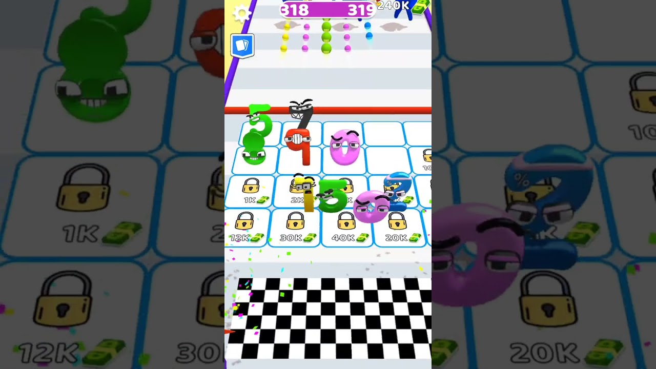 Merge Number Run - Gameplay New Mobile Games 318 (android,iOS)