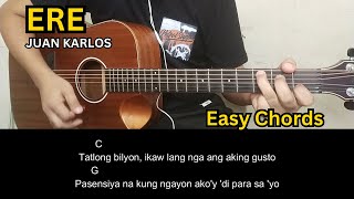 Ere - Juan Karlos | Guitar Tutorial | Guitar Chords