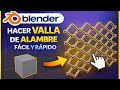 Cómo Hacer una Valla de Alambre en Blender | Tutorial Paso a Paso