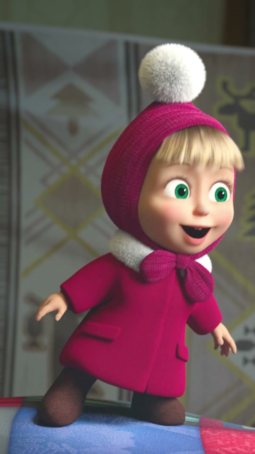 كيف نوقظ الدب في الشتاء؟ ?⏰ mashabeararabic #shorts #arabic #mashaandthebear# #cartoons