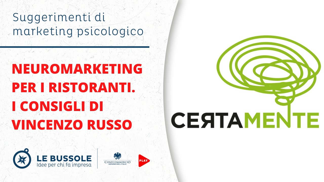 Neuromarketing per ristoranti. I consigli di Vincenzo Russo