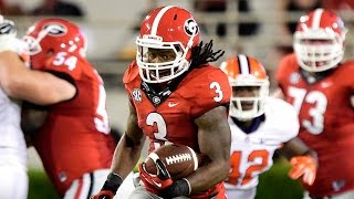 (12) Georgia Bulldogs vs (16) Clemson Tigers August 30 2014 Recap