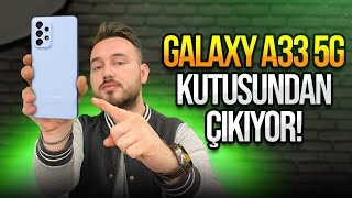 Samsung Galaxy A33 5G ve 700 TL'lik kılıf kutusundan çıkıyor!