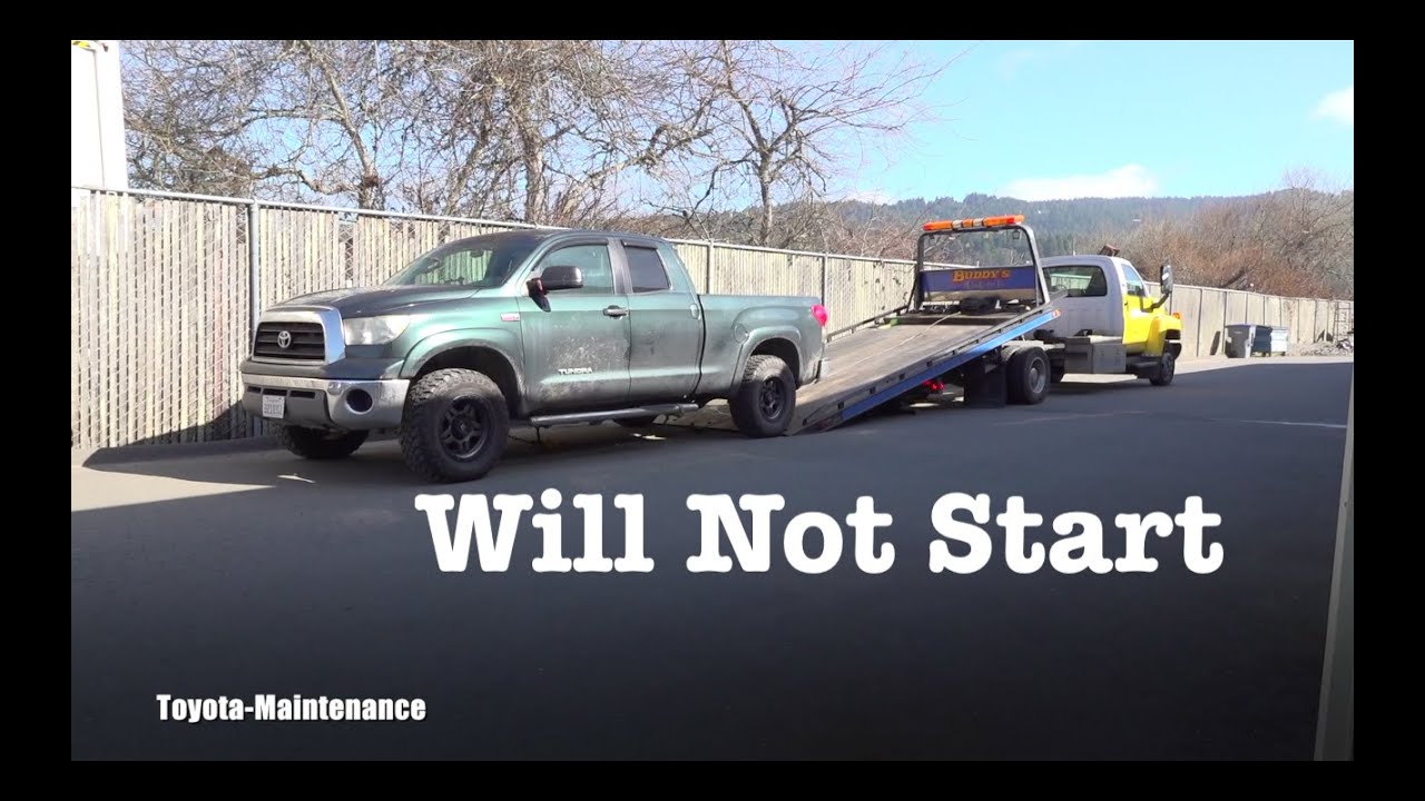 Toyota Tundra won't Start - YouTube