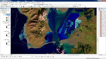 Creating and interpreting Urban false color image Landsat 8 ArcGIS