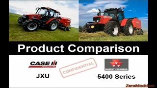 Competitive Comparison 2009 | Case IH JXU VS Massey Ferguson 4400 & 5400 series