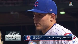 MIA@CHC: Rizzo talks about the Cubs' 10-2 win