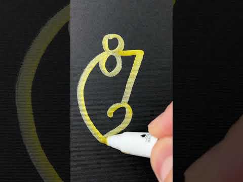 Draw a Simple Mouse from Numbers and Letters for Kids 🐭 Easy Drawing #kids #drawing #shorts