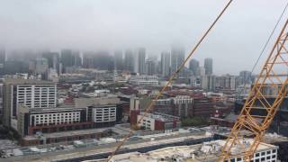 San Francisco  Tower crane work near AT\u0026T Park