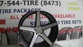 DUBSandTIRES.com 22 Inch KMC KM685 District Concave Machine Black Wheels Miami Ft Lauderdale Rims
