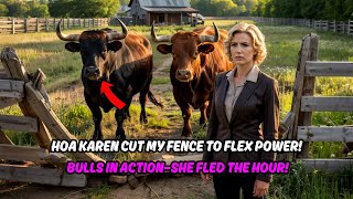 Hoa Karen Cut My Ranch Fence My Bulls Taught Her A Lesson In Boundaries
