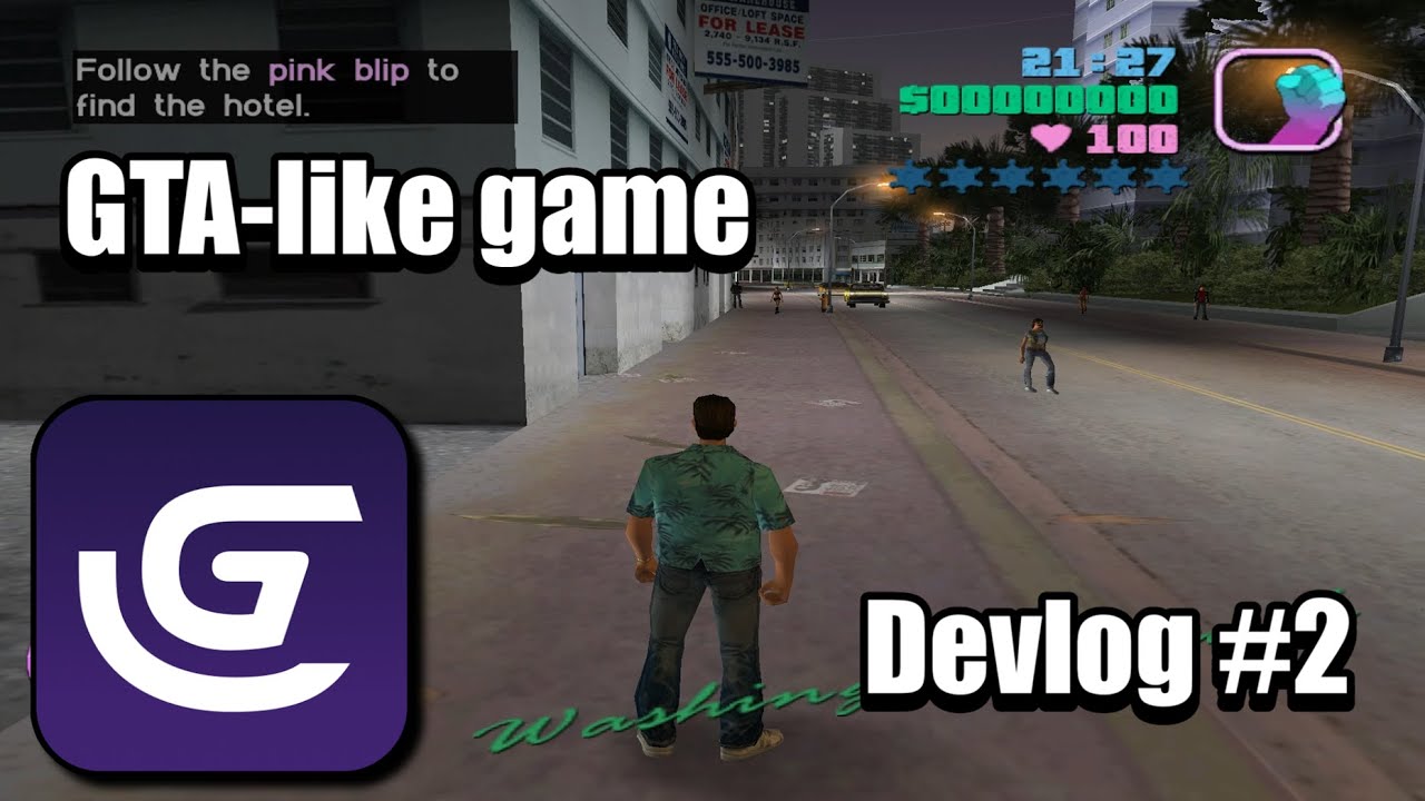 Open world GTA game in GDevelop - Devlog #2