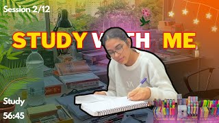 Study With Me - Live | Pomodoro 120/10 | Rain Music | JEE NEET CA | Silent Breaks