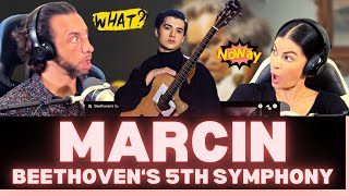 HAVE YOU SEEN FINGERS MOVE ANY FASTER? First Time Hearing Marcin  Beethoven's 5th Symphony Reaction