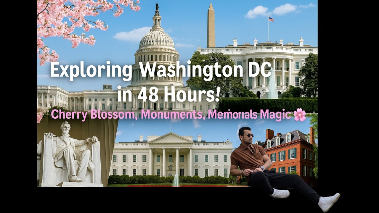 Exploring Washington DC in 48 Hours! 2 days vlog Cherry