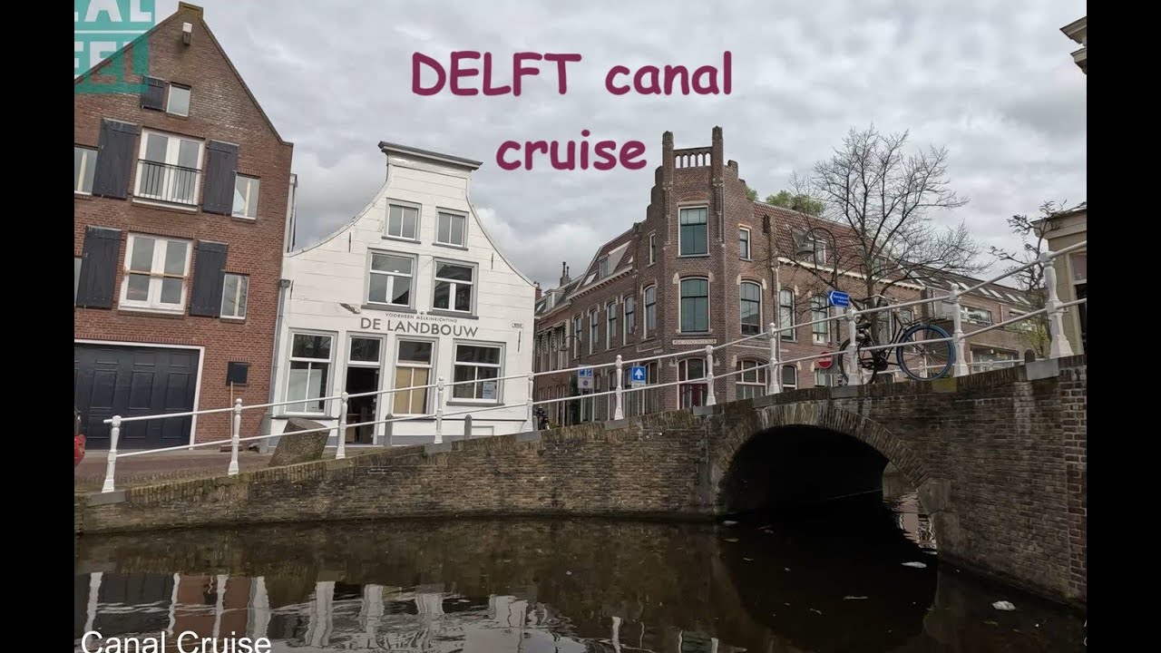 DELFT canal cruise .. The Quiet mini-Amsterdam with local guide commentary