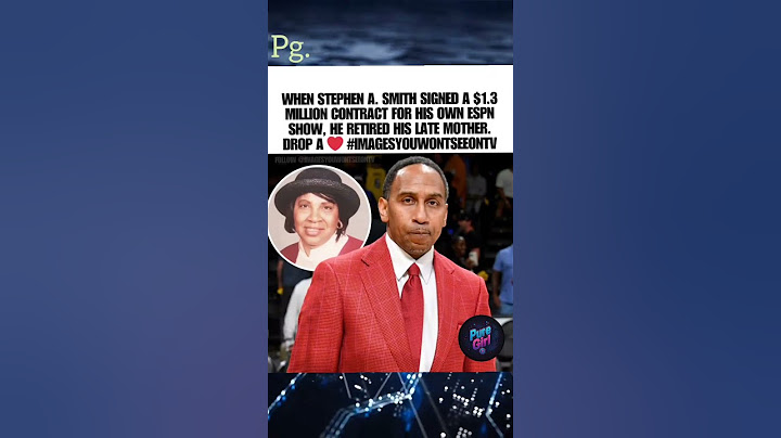 Stephen A. Smith’s $1.3M ESPN deal and the heartfelt tribute to his mom. 💙 #wags #shorts