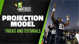 WIN DAILY ® Projection Model Tricks and Tutorials Profile
