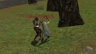 LotRO Ettenmoors creep ： Ranger of Esteldin  vs  Krahjarn Iron Defender