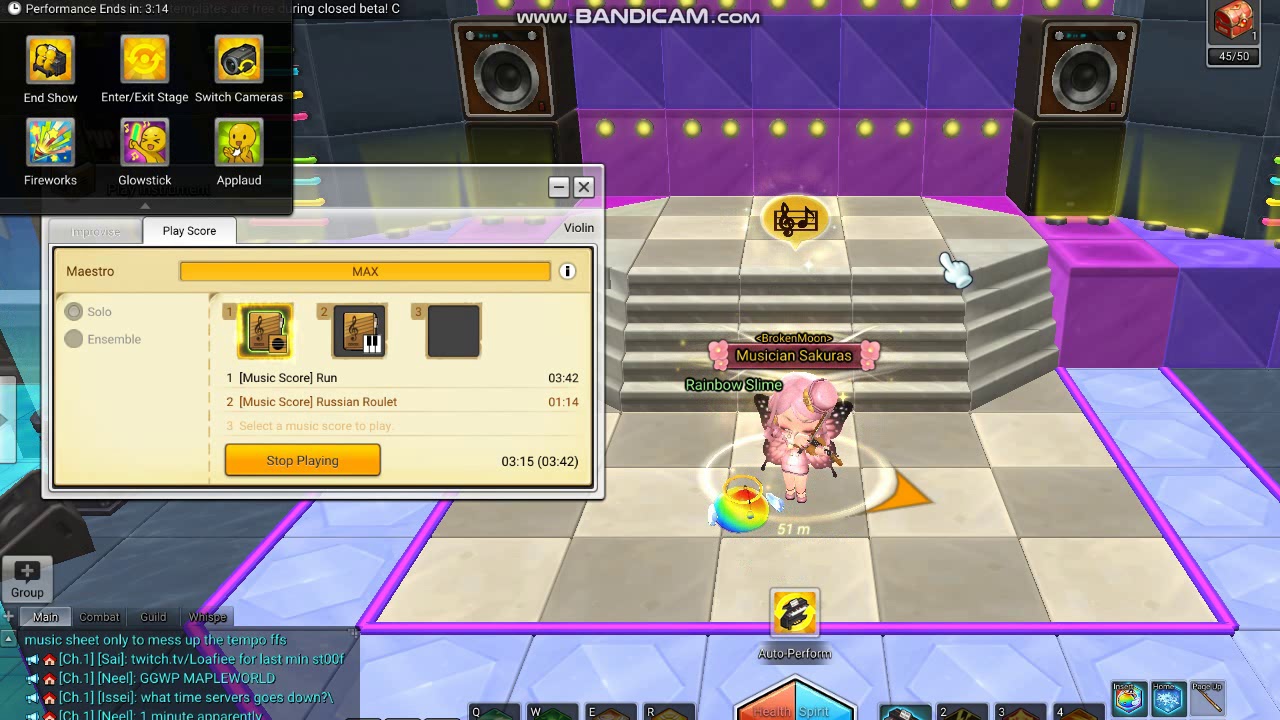 Maplestory 2 Run+Russian Roulette Violin