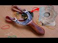 MAKING A SLINGSHOT FROM TRACTOR DISC PLOUGH