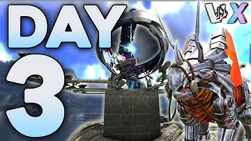 Raiding an Insane Island Base to Reach TEK TIER! - ARK PvP