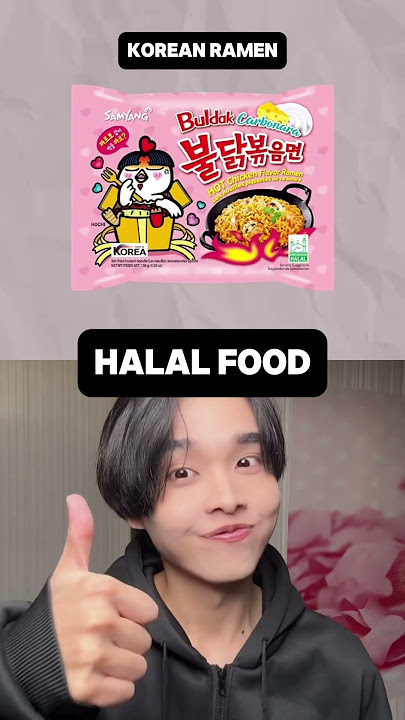 Halal and Haram Korean ramen! Korean Muslim