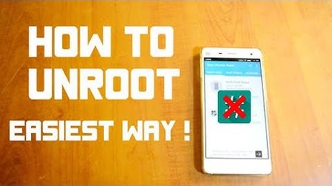 How to unroot your phone using kingoroot√