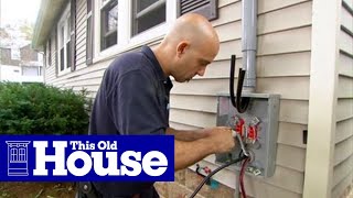 How to Upgrade an Electric Meter to 200Amp Service (Part 1) | This Old House