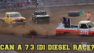 Racing a 7.3 idi diesel by Aspie's garage worthshop 1,336 views 10 months ago 8 minutes, 31 seconds