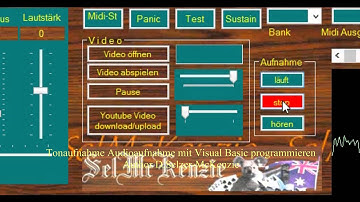 Mit VB Visual Basic Tonaufnahme Audioaufnahme programmieren mit Visual Basic