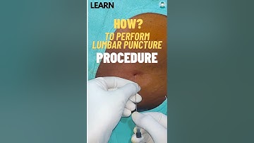 Lumbar Puncture procedure video || Spinal tap ||  Understand in an easy way in हिंदी.