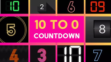10 Second 10 to 0 Countdown Endless Timer @15MinuteTimer