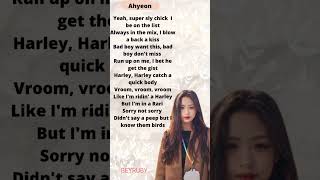 Babymonster Ahyeon 'Sway With Me' Rap Part (Cover) #shorts #ygngg #kpop Resimi