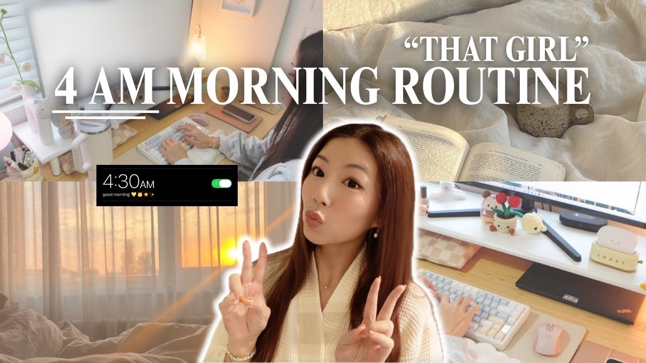 4am Routine the 4 AM MORNING ROUTINE that CHANGED my life - YouTube